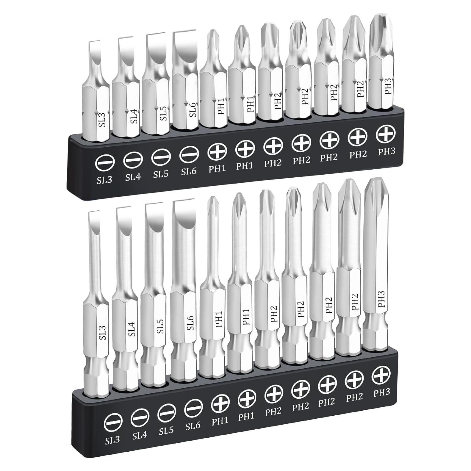 Juego de 22 Piezas de Puntas de Destornillador NAUIX S2