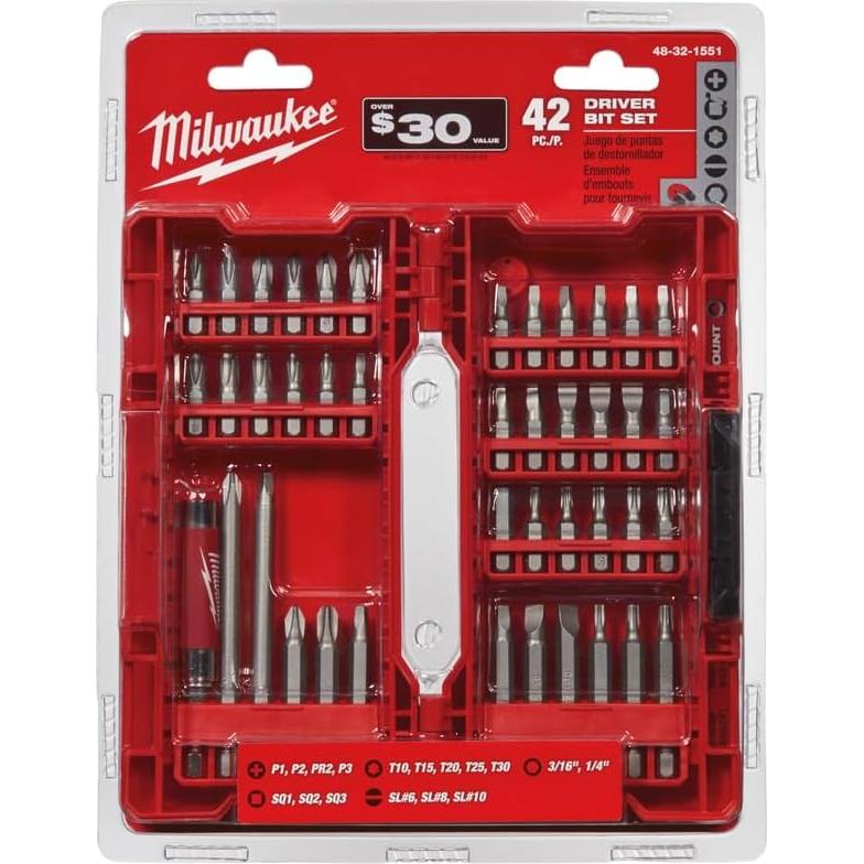 Juego de Puntas Milwaukee 48-32-1551 42 Piezas Acero S2