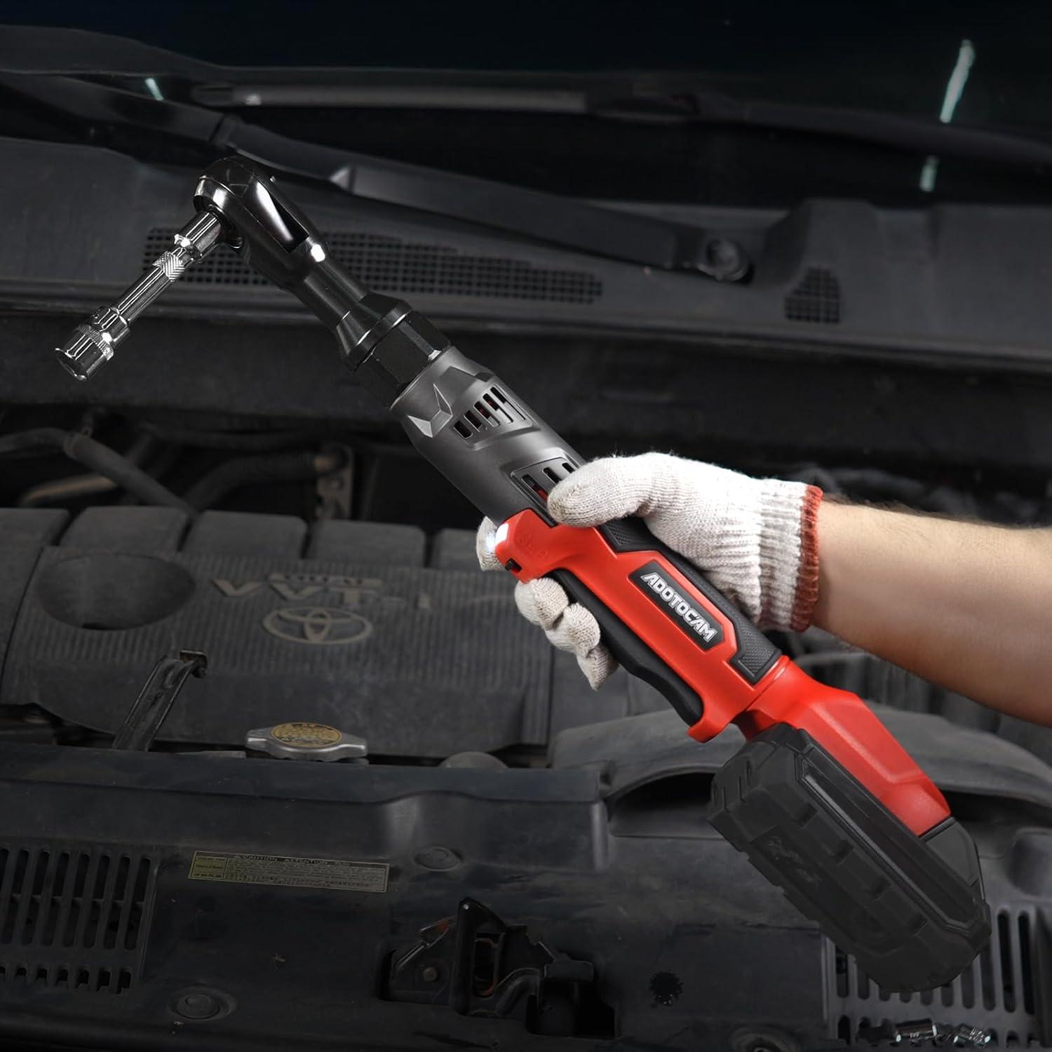 Llave de Trinquete Inalámbrica ADOTOCAM 3/8" 75N.m para Milwaukee