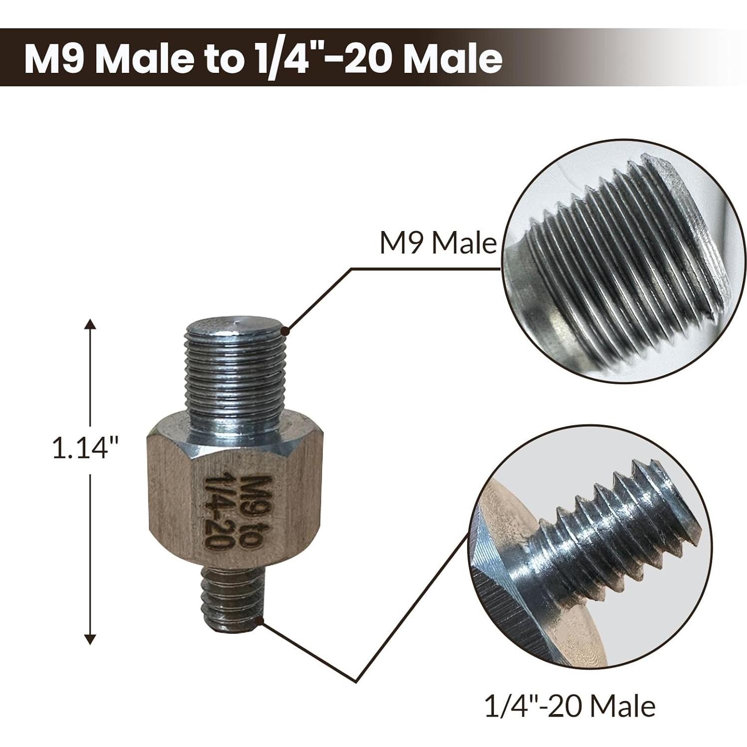 Juego de soporte de disco de lijado 2" Noyfemr con adaptador