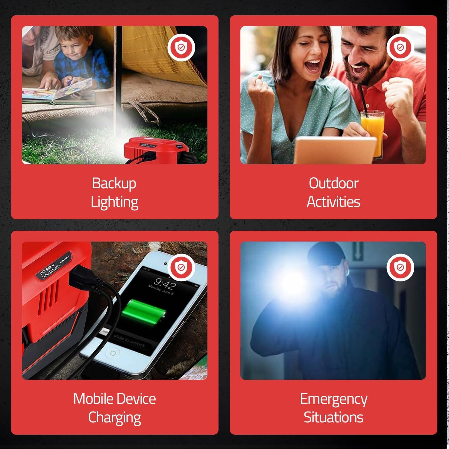 Inversor de Potencia Milwaukee M18 150W con USB y Luz LED