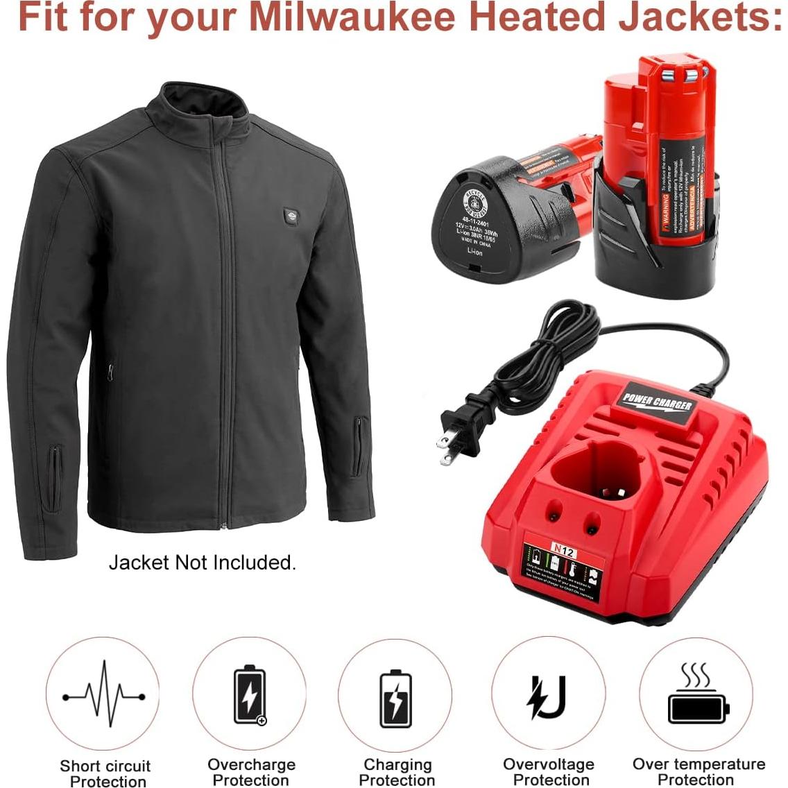 Kit Baterías y Cargador ANTRobut 12V 3500mAh Milwaukee M12