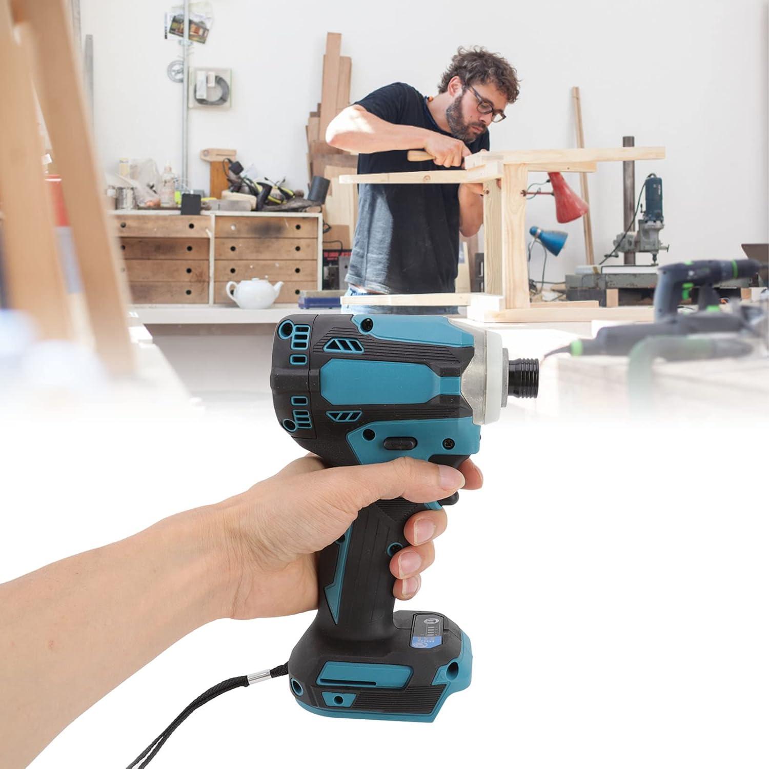 Destornillador de Impacto FTVOGUE 18V 3 Velocidades LED