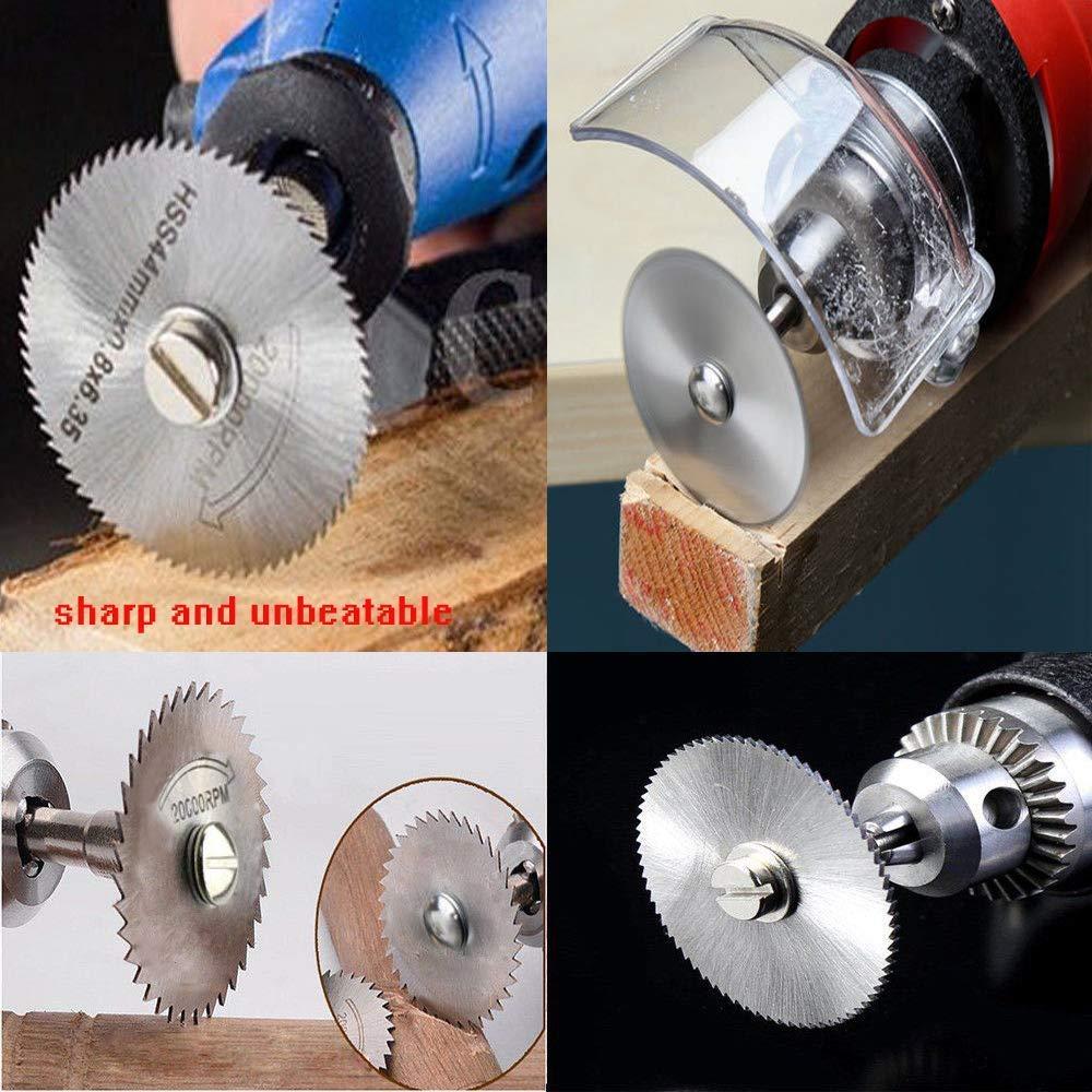 Juego de Sierras Circulares HSS QISF 16 Piezas para Dremel