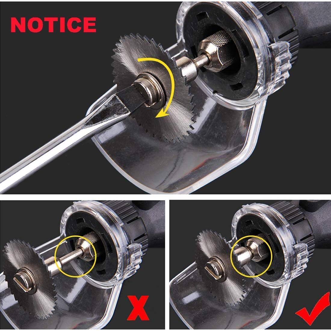Juego de Sierras Circulares HSS QISF 16 Piezas para Dremel