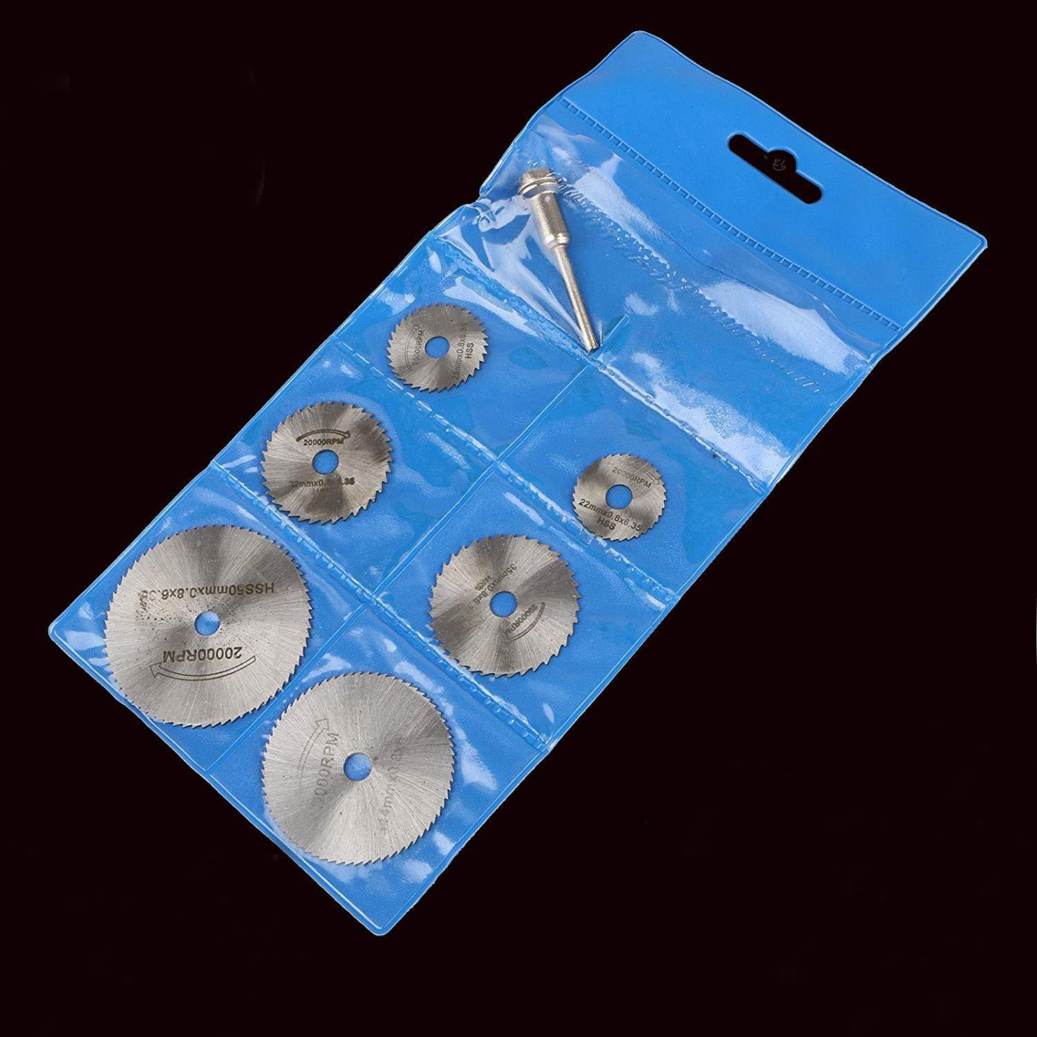 Juego de Sierras Circulares HSS QISF 16 Piezas para Dremel