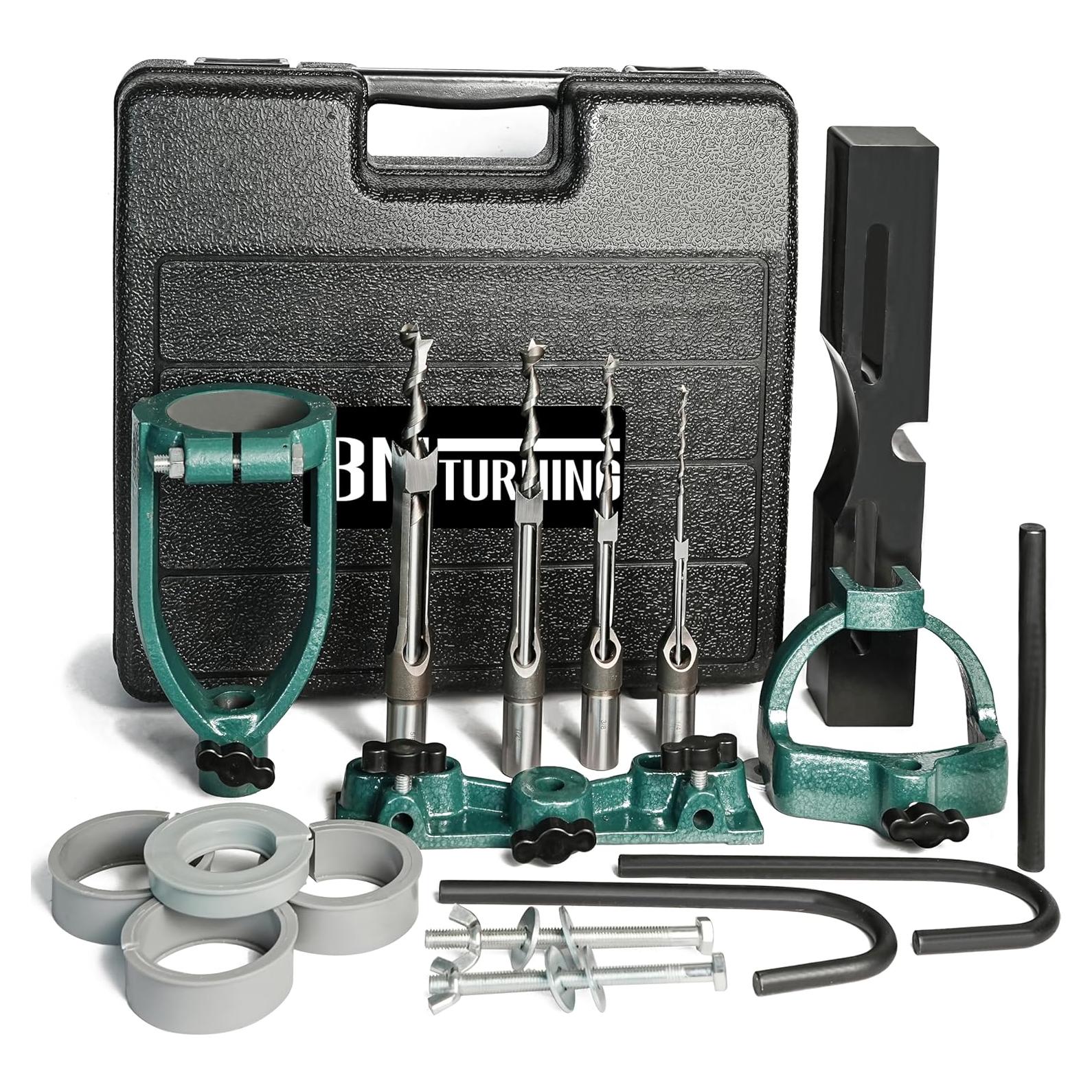 Conjunto de Accesorios de Mortajar BMTURNING para Taladro