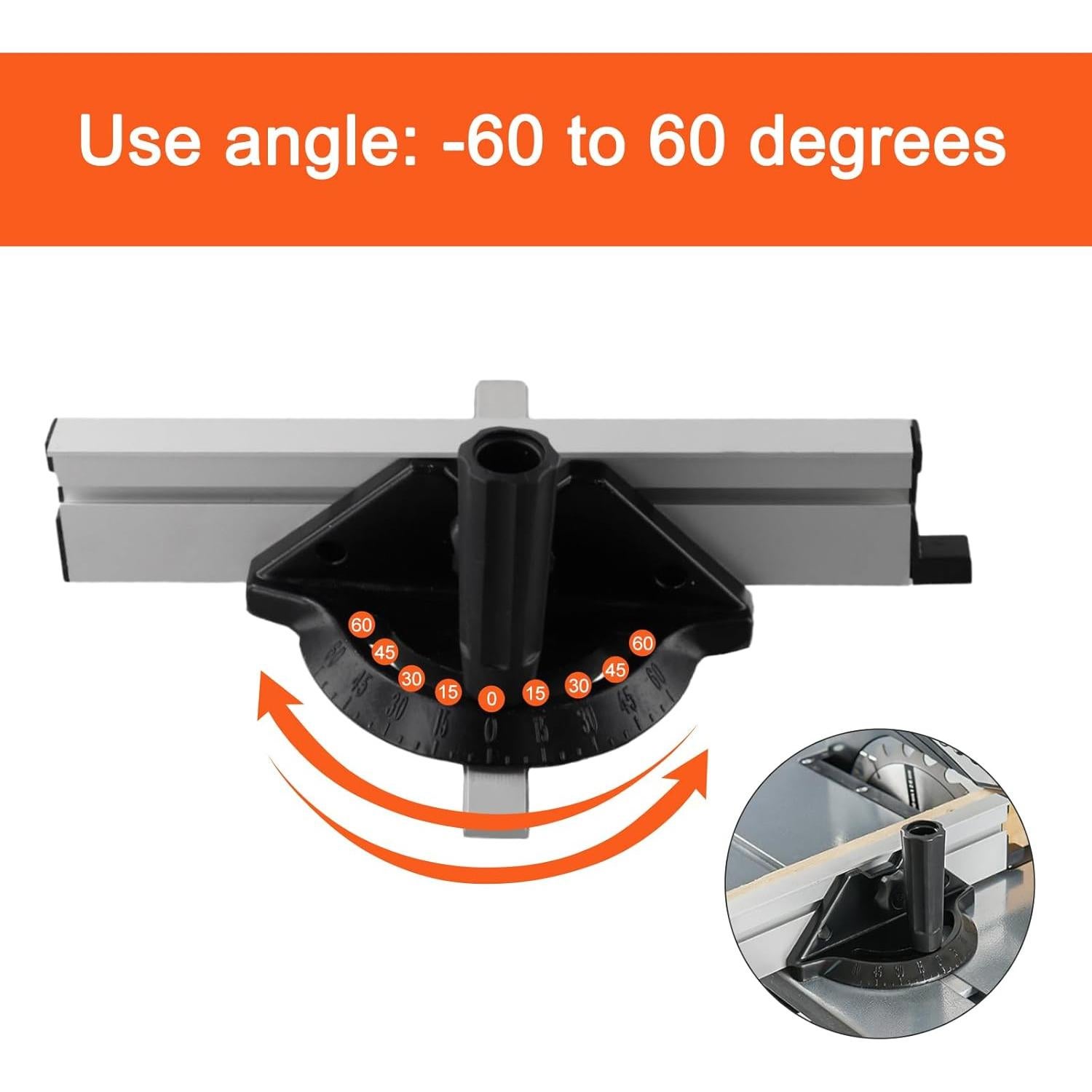 Regla de Inglete Ajustable PETSTIBLE 20x15cm -60 a 60°