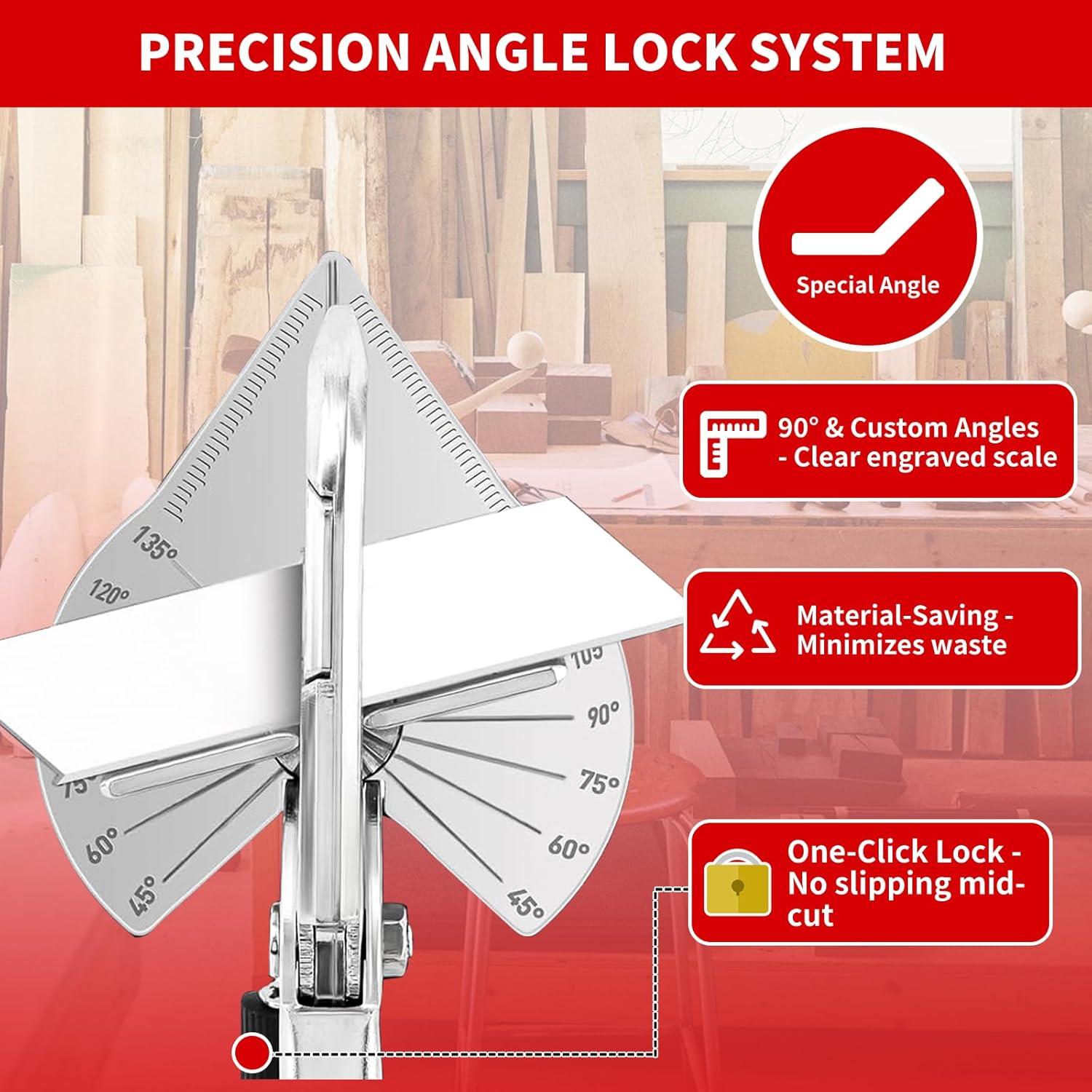 Cortadora de Inglete OOMDMI con 12 Cuchillas de Acero Inoxidable