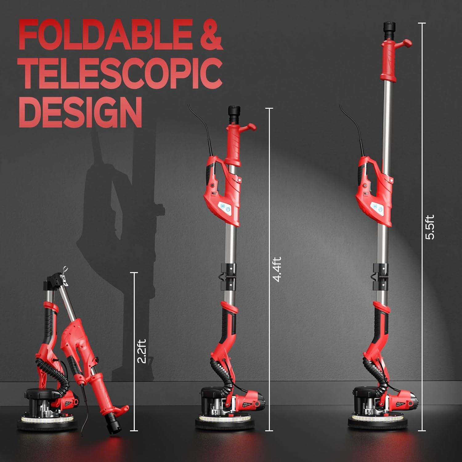 Lijadora de Drywall IMQUALI 8A 950W 7 Velocidades 800-1800RPM