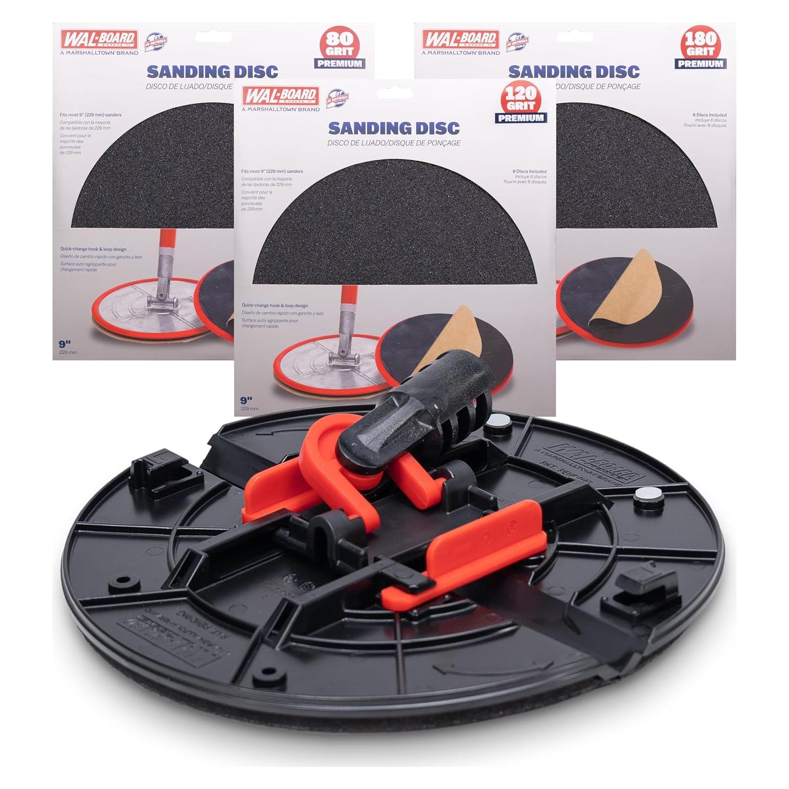Lijadora Radial Plegable WAL-BOARD TOOLS DTKRS2, 9" con 18 Discos de Lija