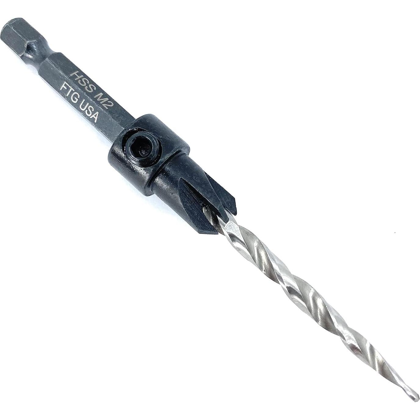 Juego de Brocas Avellanadas FTG USA 5 Piezas para Madera