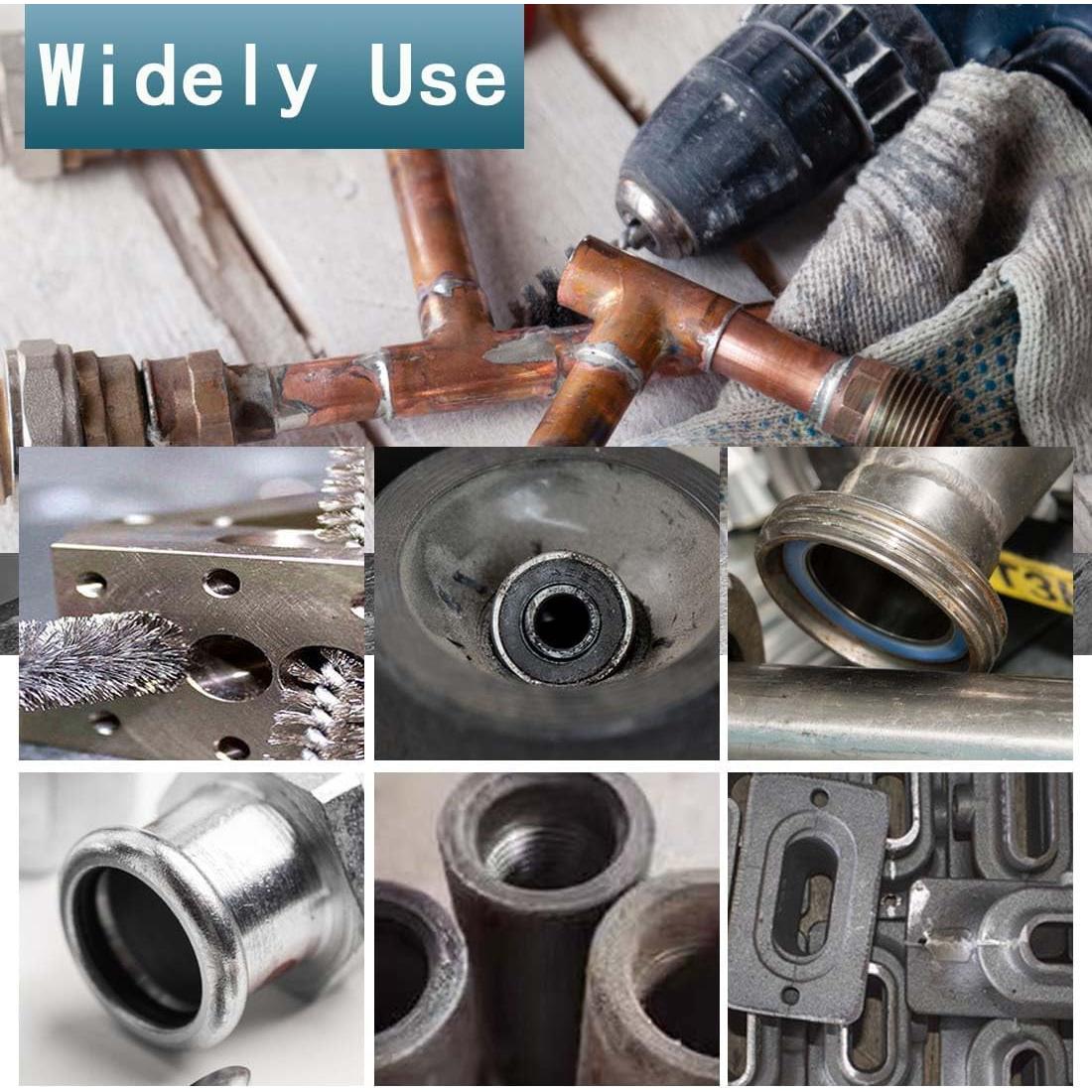 Set de Cepillos de Limpieza BeQell Acero Inoxidable 5PCS 15mm/25mm