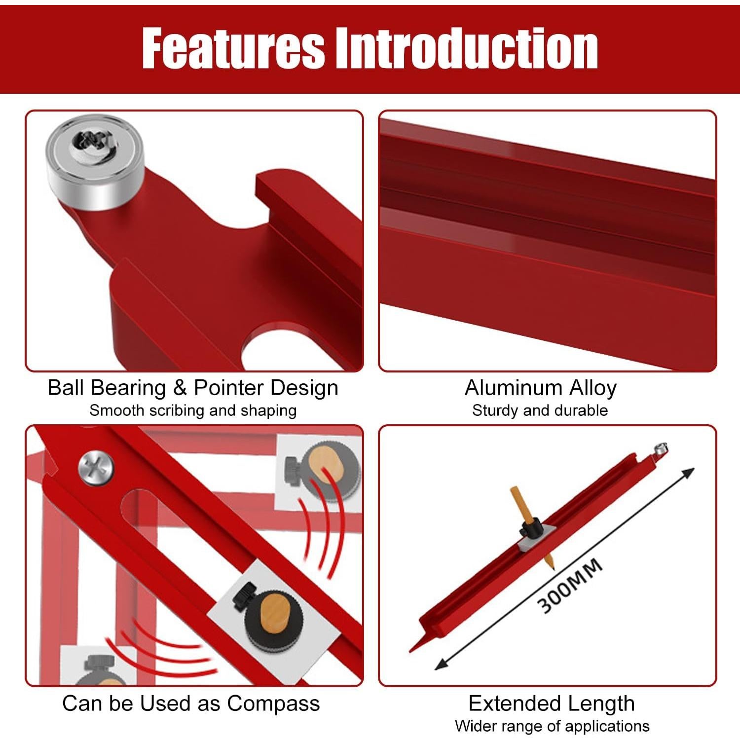 Herramienta de Scribing IMeanTop de Aluminio 45-260mm