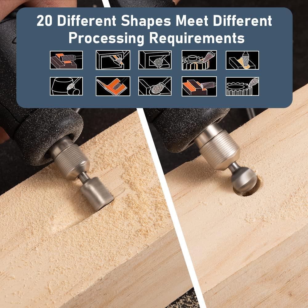 Juego de Brocas de Grabado HSS 20 PZS 3mm para Carpintería DIY