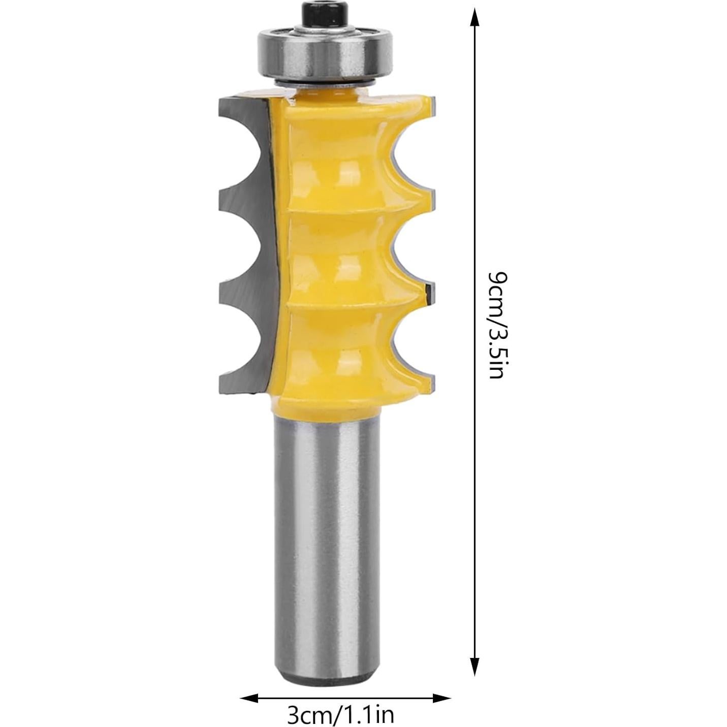 Fresa de Router Fafeicy 1/2" (12.7 mm) Carburo 3/16" (4.76 mm)