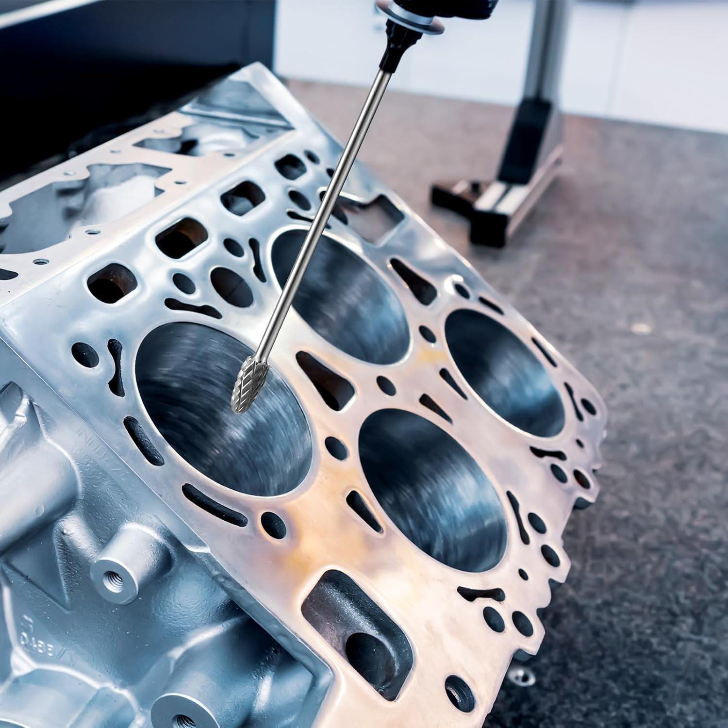 Juego de 20 Brocas de Carburo CraftyDream para Herramientas Rotativas