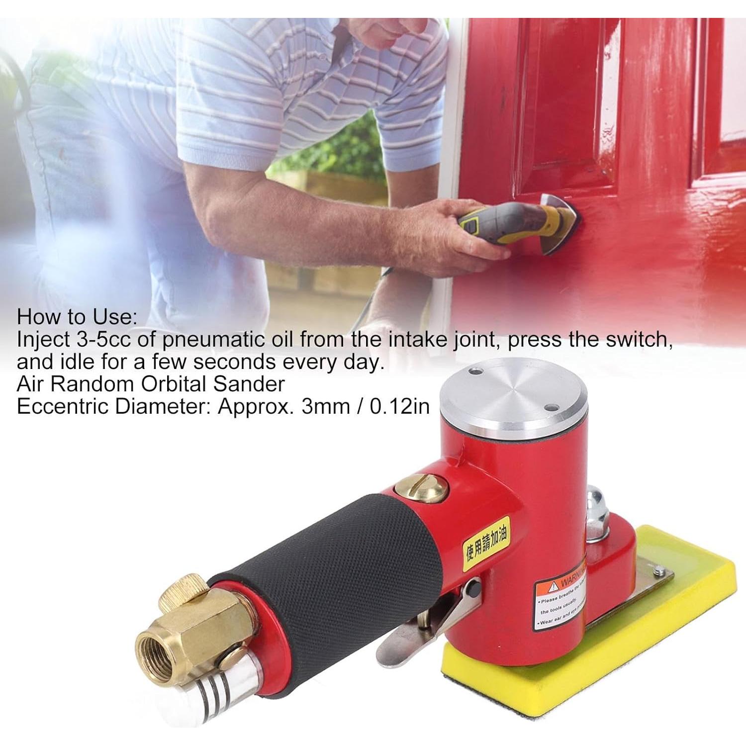 Lijadora Orbital Neumática Jadeshay 0.83kg 13000rpm Aleación Zinc