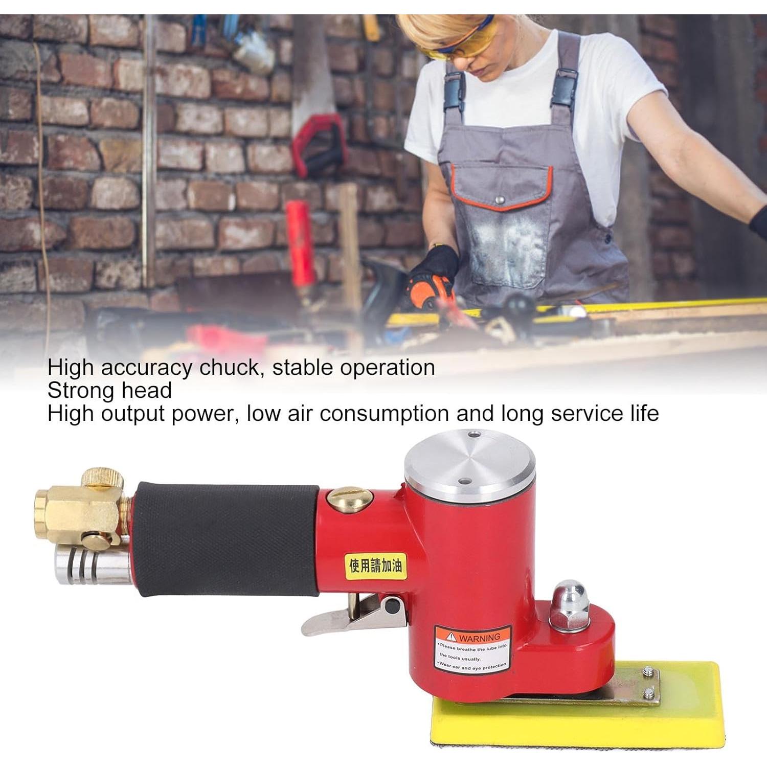 Lijadora Orbital Neumática Jadeshay 0.83kg 13000rpm Aleación Zinc