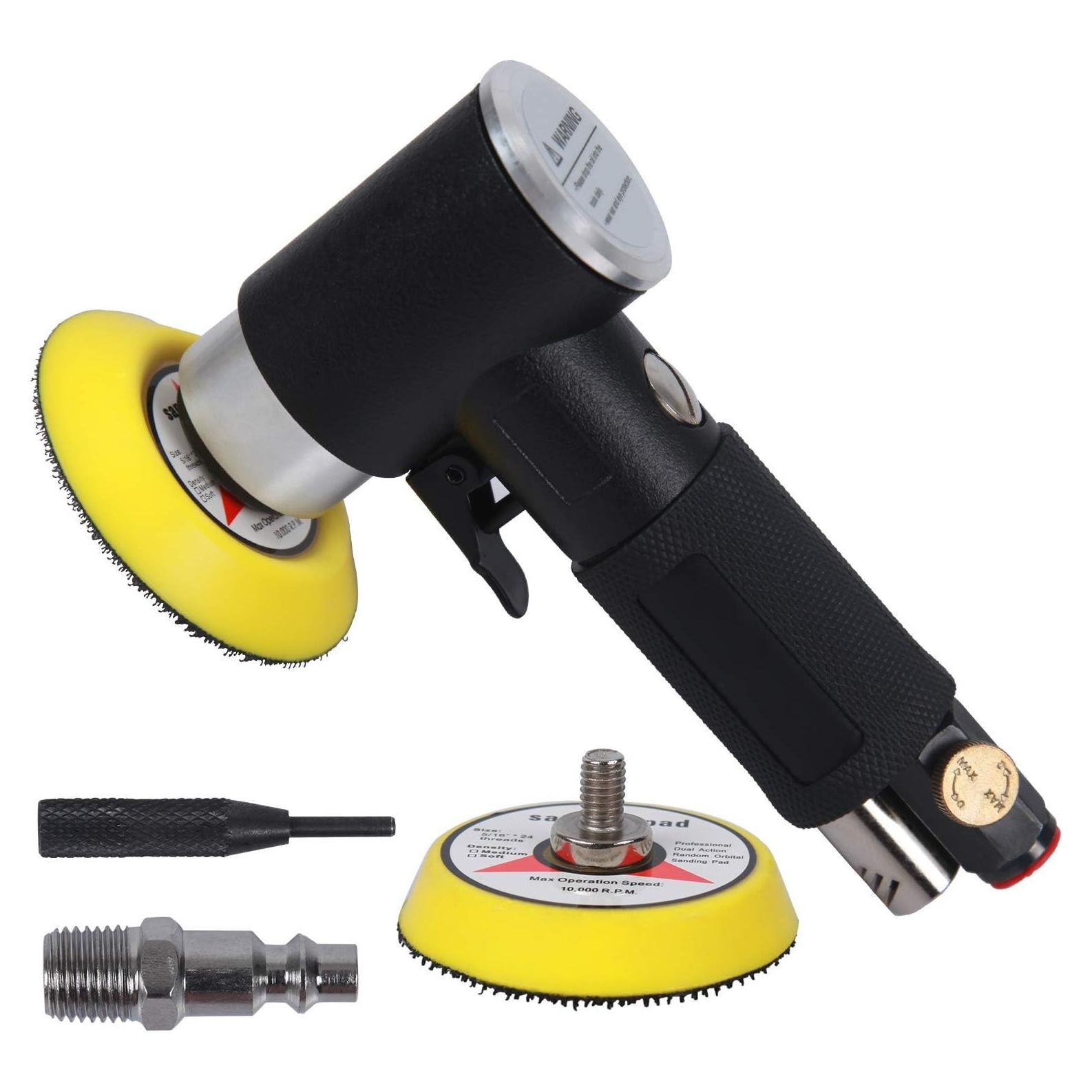 Lijadora Orbital Neumática YELWAY 2" y 3" 15000 RPM