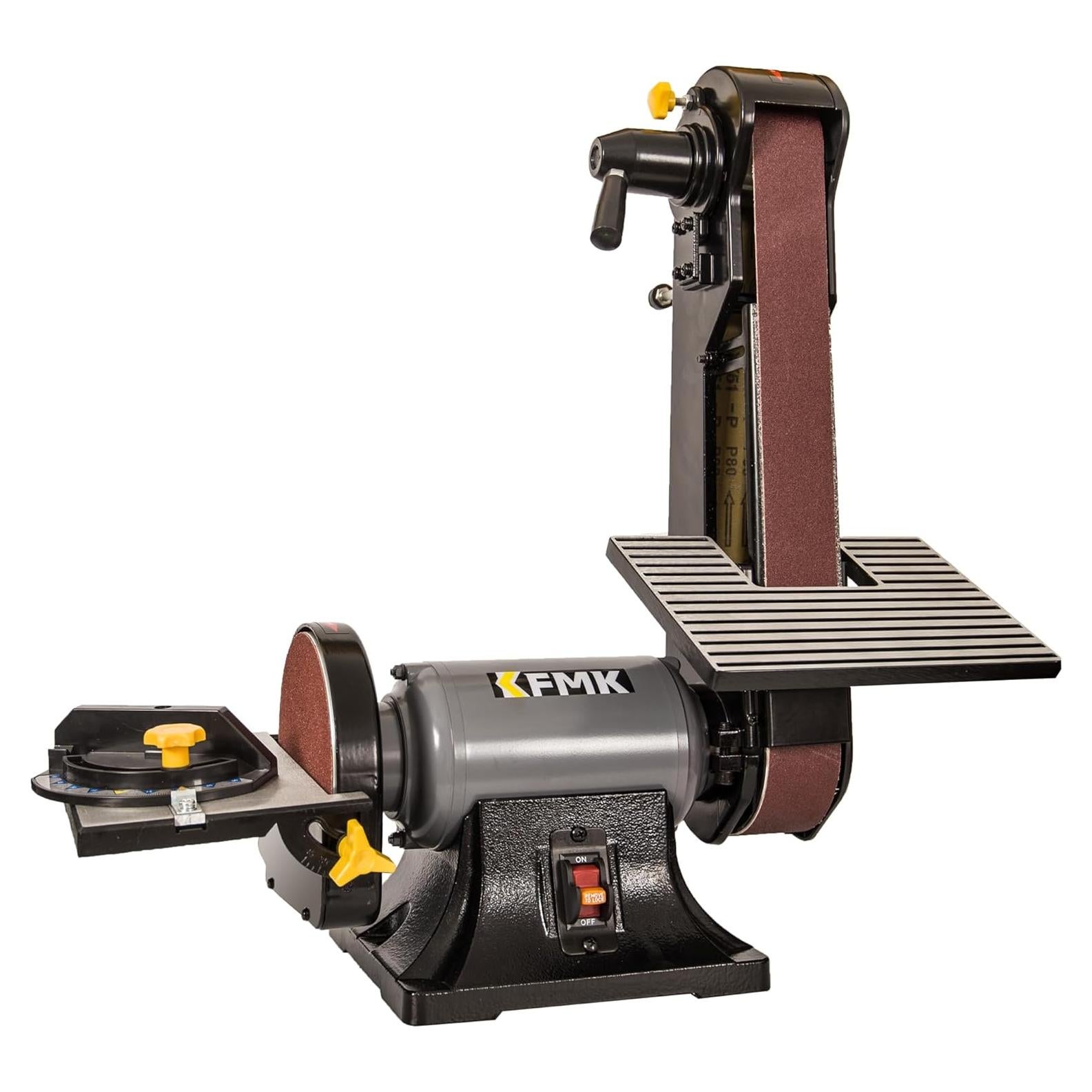 Lijadora de Banda y Disco KFMK 2"x42" 1/2HP 3.5A Eléctrica