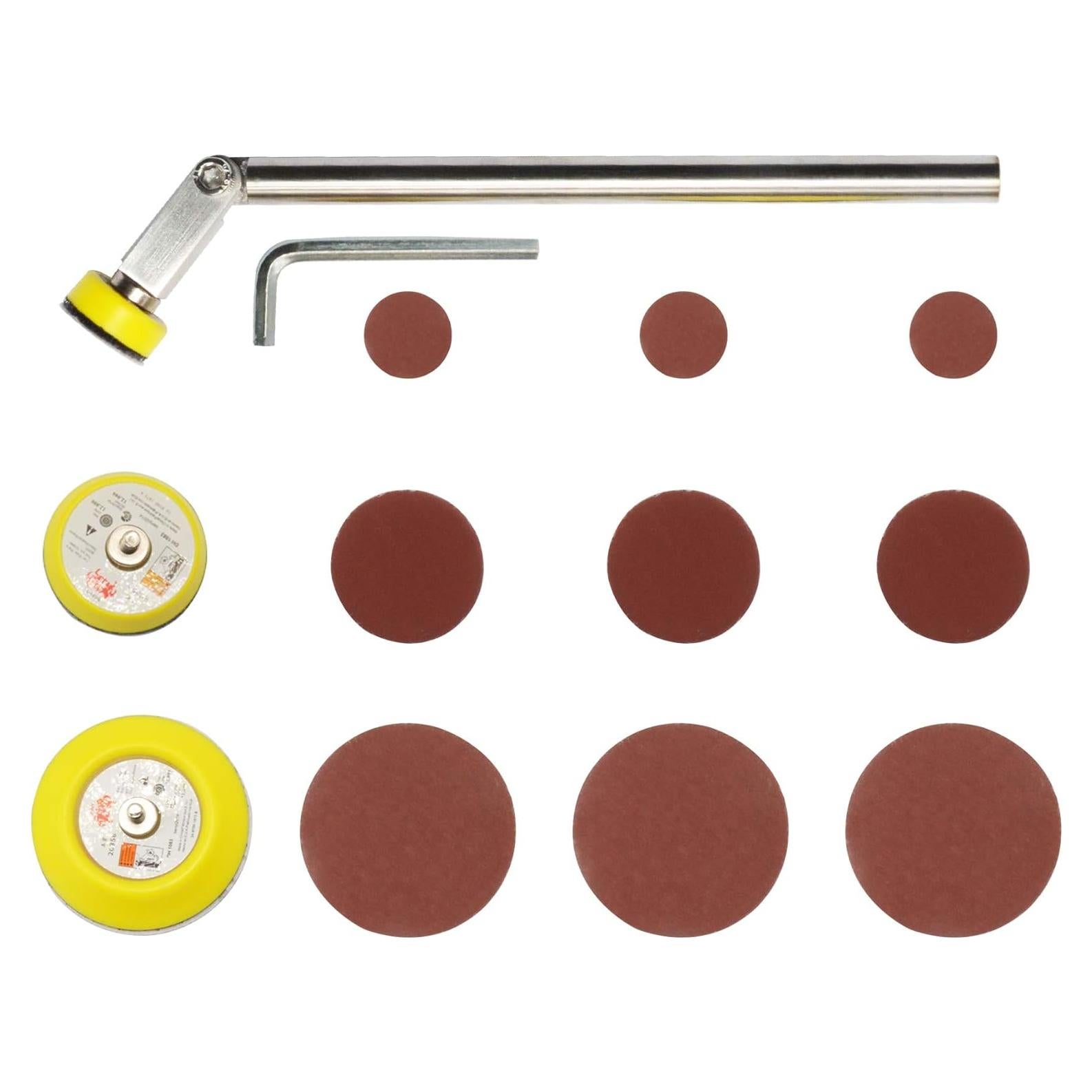 Lijadora Dirtech 22.86 cm con 90 Piezas de Papel de Lija