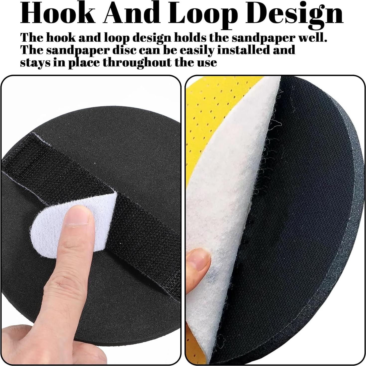 Bloque de Lijado Manual 123mm Eldraqth con Almohadilla Gancho