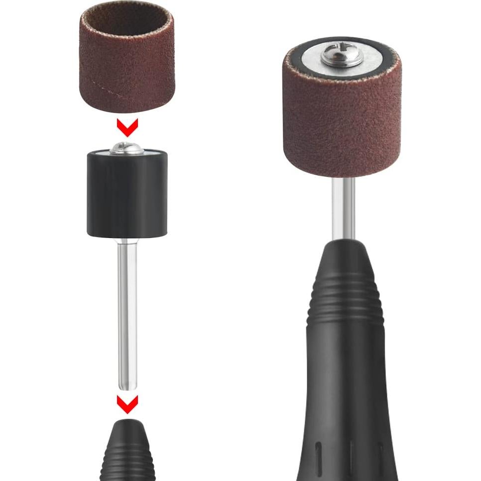 Juego de Lijadoras de Tambor WMYCONGCONG 120 Pcs 240 Granos