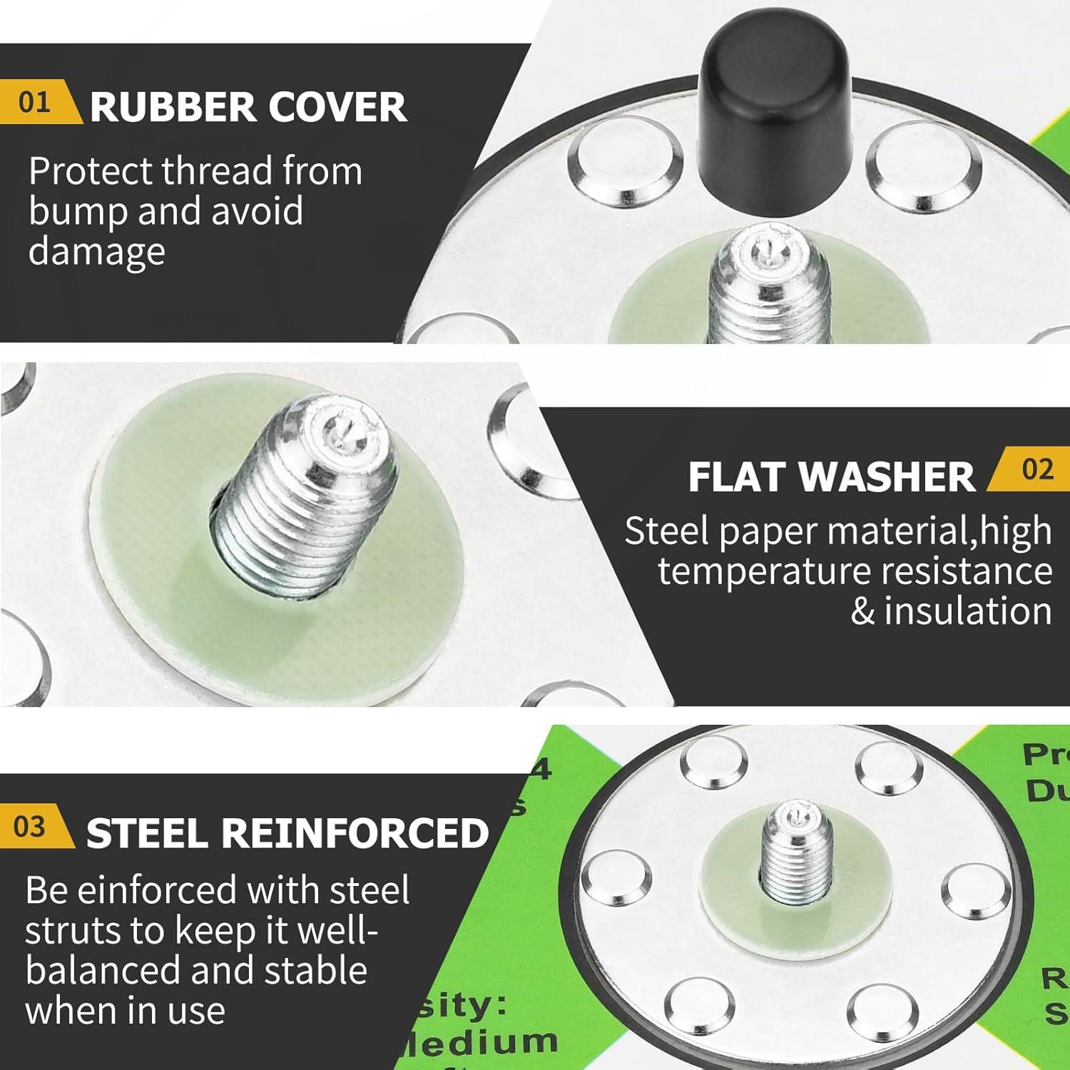 Pad de Respaldo Lijadora DA 6" Gnellkoor 2 Piezas 12000 RPM