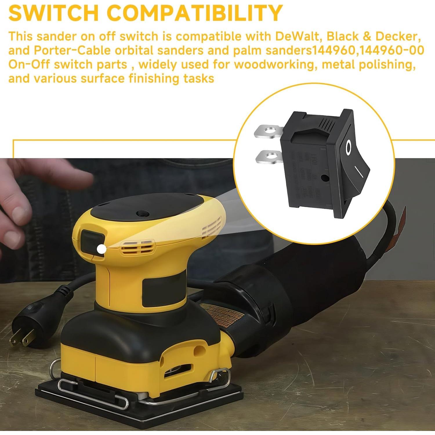 Interruptor On-Off 144960-00 Cutetool para Lijadoras DeWalt