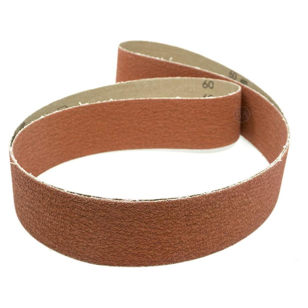 Banda de Lijado Cerámica 2" x 72" Benchmark Abrasives - 80 Grano, Paquete de 6