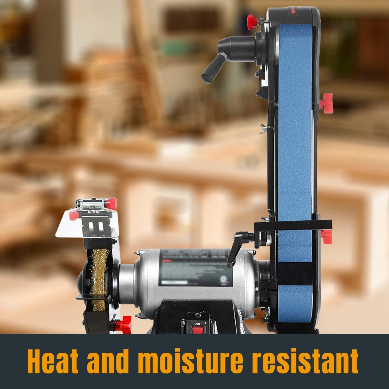 Cintas de Lijado de Zirconia 2x42" POWERTEC 100 Grano 6PK