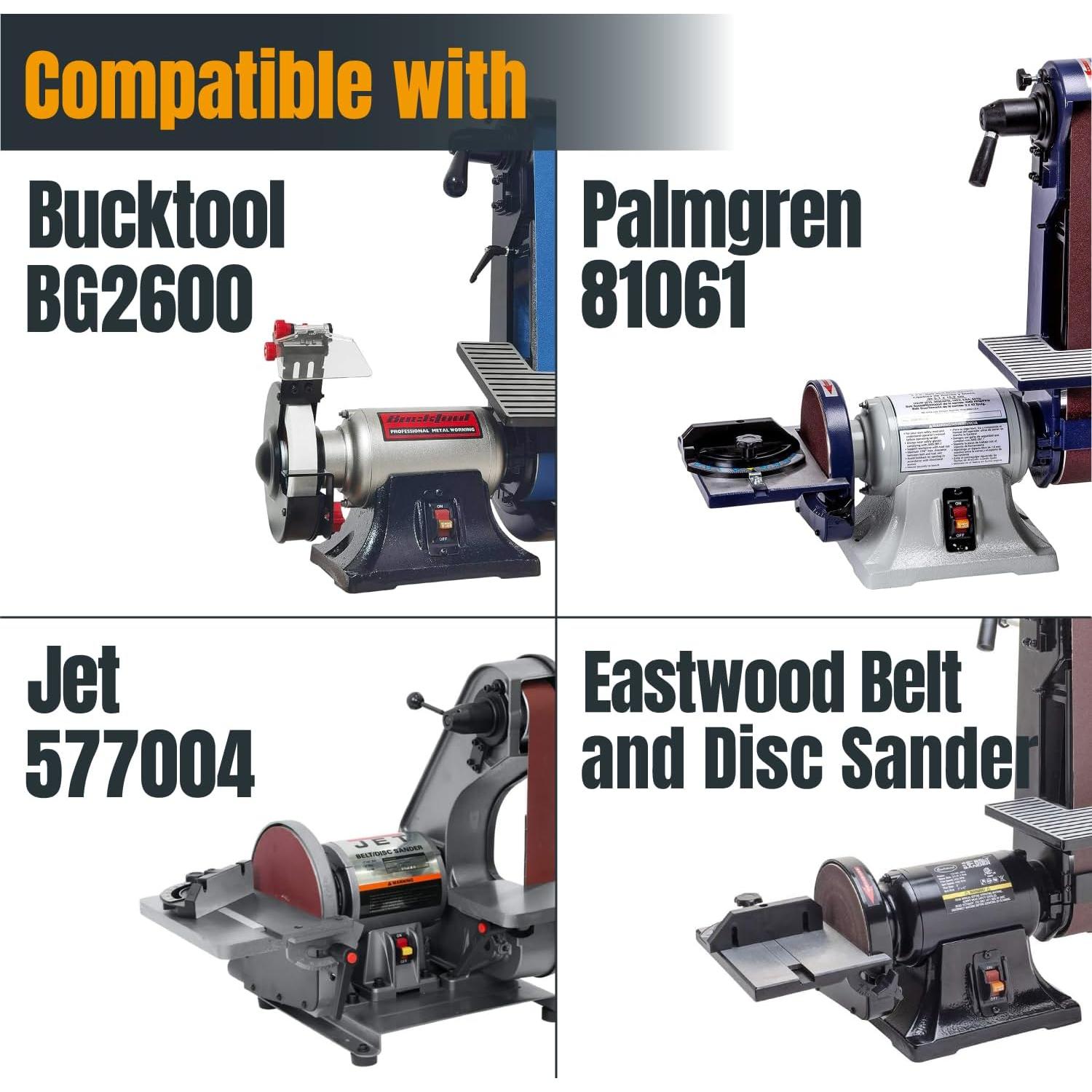 Cintas de Lijado de Zirconia 2x42" POWERTEC 100 Grano 6PK