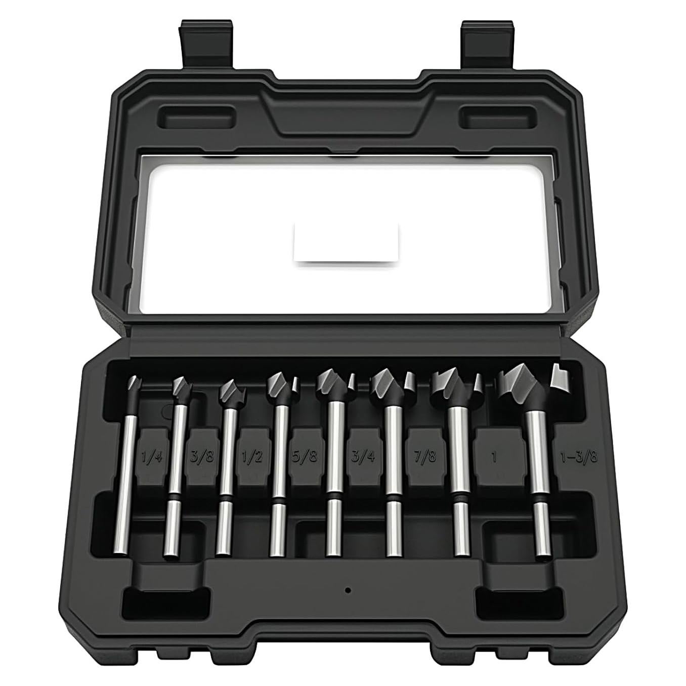 Juego de Brocas Forstner BeHappy 8 Piezas para Madera