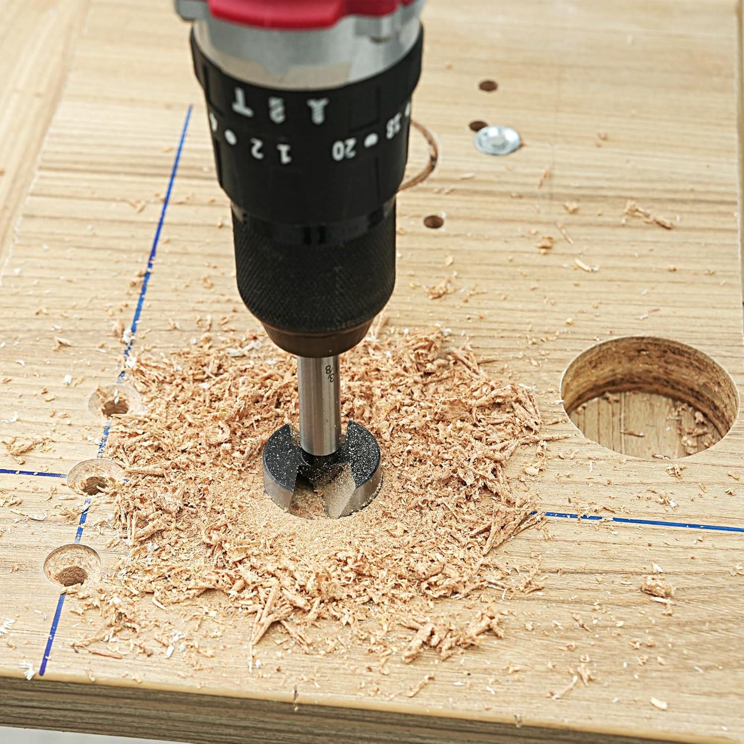 Juego de Brocas Forstner BeHappy 8 Piezas para Madera