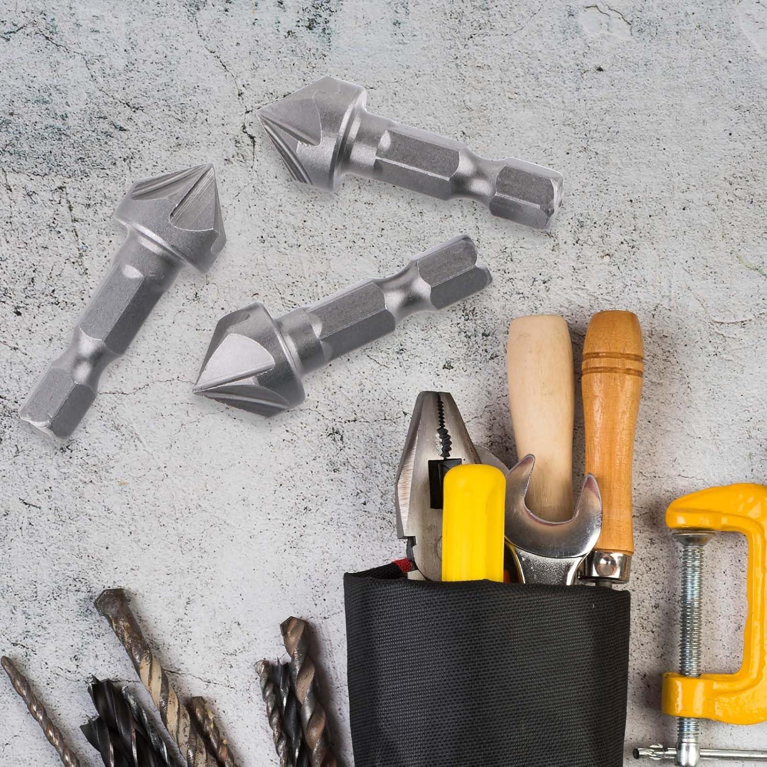 Juego de 3 brocas avellanadoras InnoHHustle 6.35mm acero