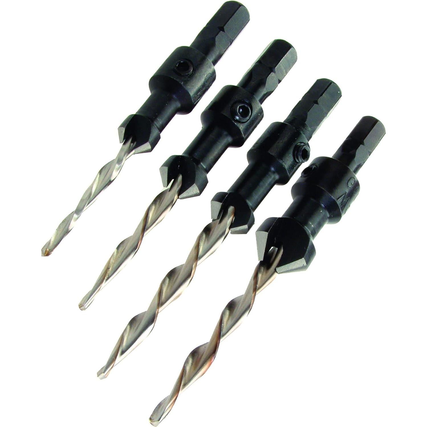 Juego de Ajustadores de Tornillos Wolcraft con Brocas Cónicas