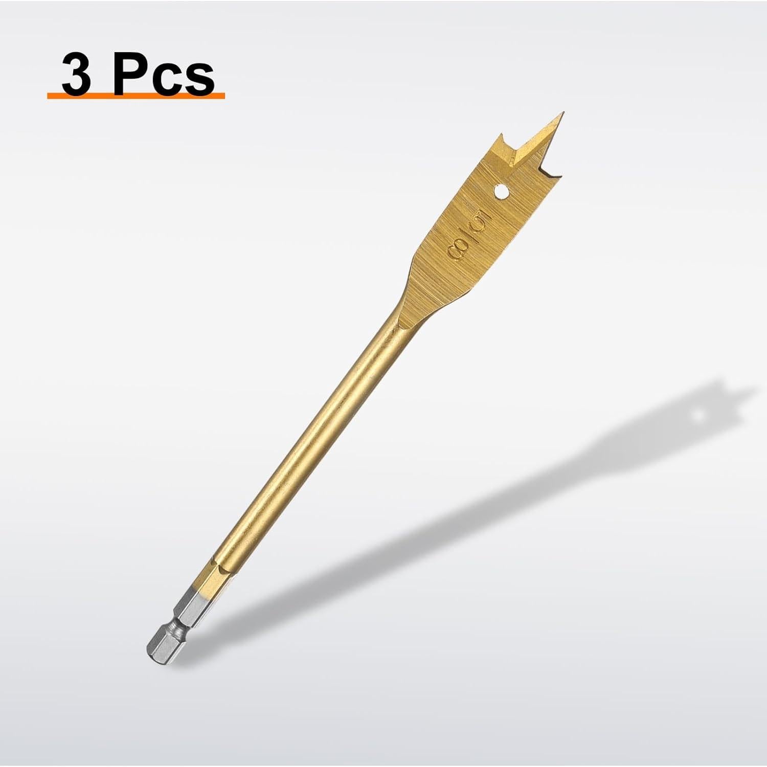 Brocas Planas HARFINGTON 3Pcs 16mm Acero Alto Carbono