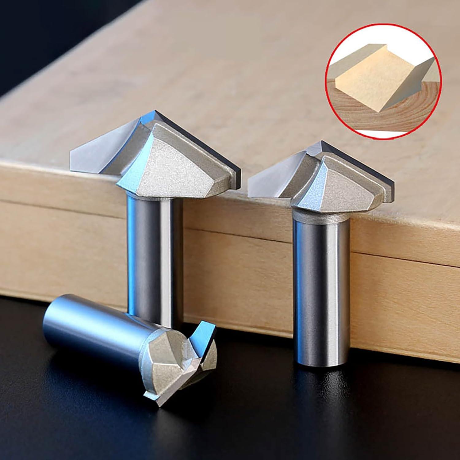 Broca en V 50mm TavRav con punta de carburo para madera