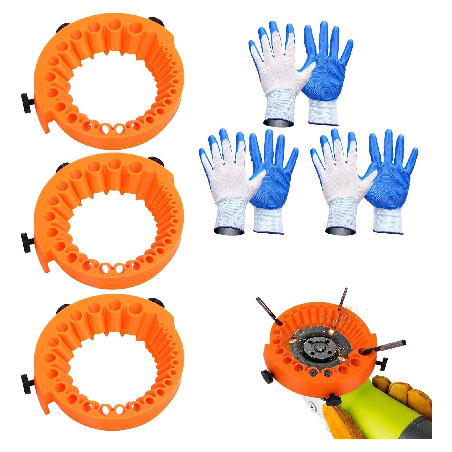 Afilador de Brocas WODHMIEY 3PCS 1.6 a 12.7 mm para Taladro