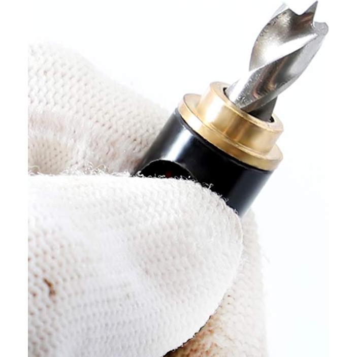 Juego de Brocas Auto-Centrantes Yakamoz 2Pcs 5mm 6.35mm