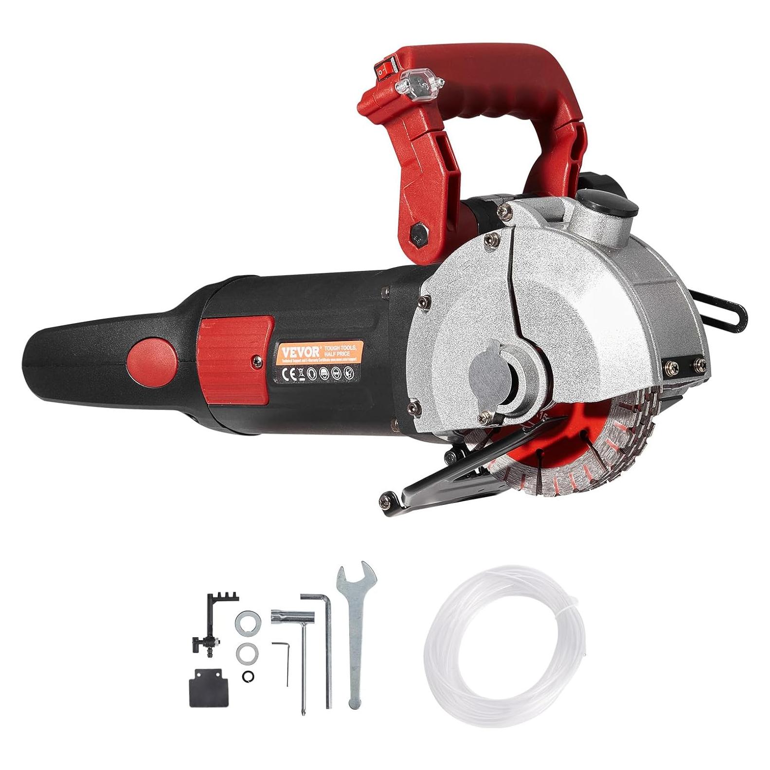 Cortadora de Pared VEVOR 4800W con Guía Láser 125mm