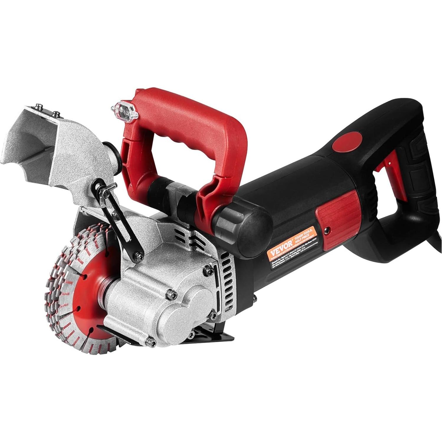 Cortadora de Pared VEVOR 4800W con Guía Láser 125mm