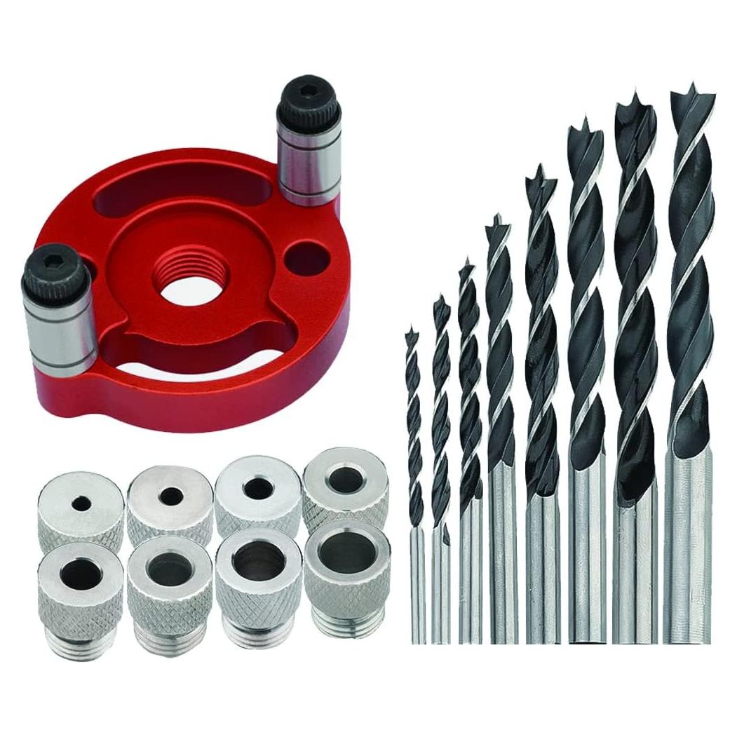 Kit de Plantilla para Espigas GANWEI con Brocas y Manguitos 3-10mm