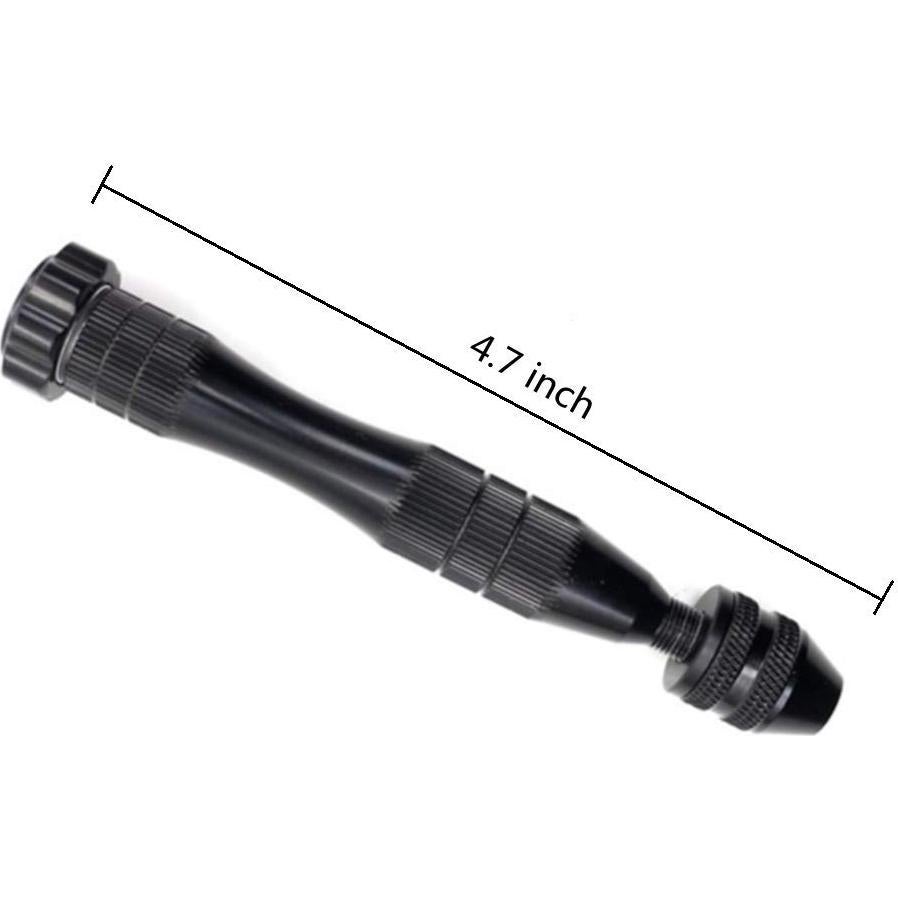 Taladro Manual KINGFOREST con 20 Brocas de Precisión 0.8-3mm