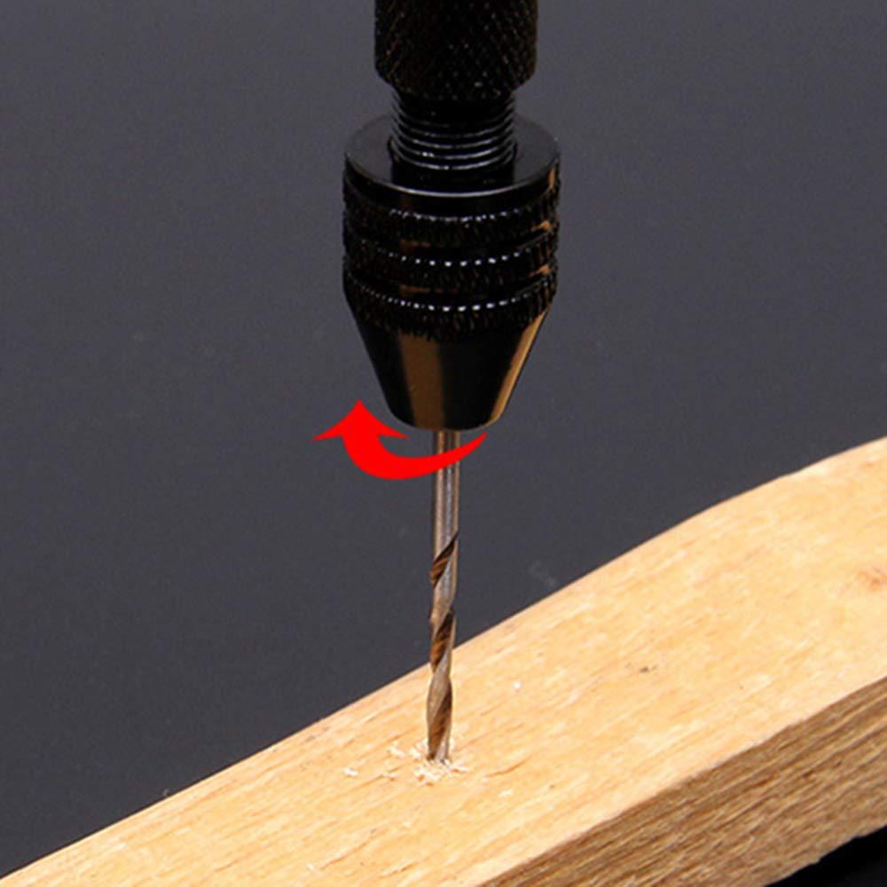 Taladro Manual KINGFOREST con 20 Brocas de Precisión 0.8-3mm