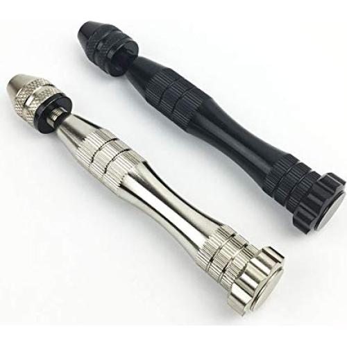 Taladro Manual KINGFOREST con 20 Brocas de Precisión 0.8-3mm