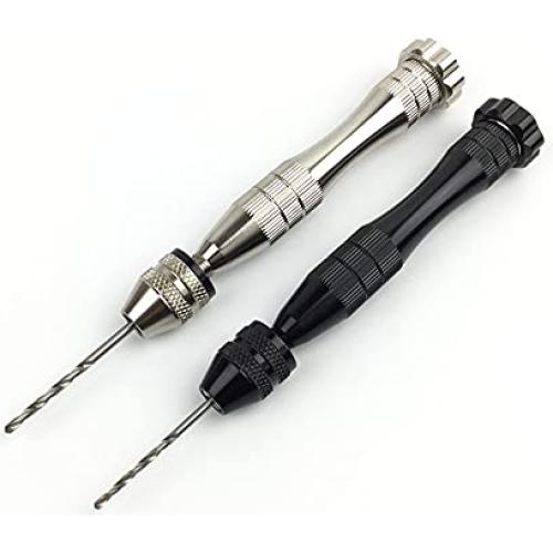 Taladro Manual KINGFOREST con 20 Brocas de Precisión 0.8-3mm