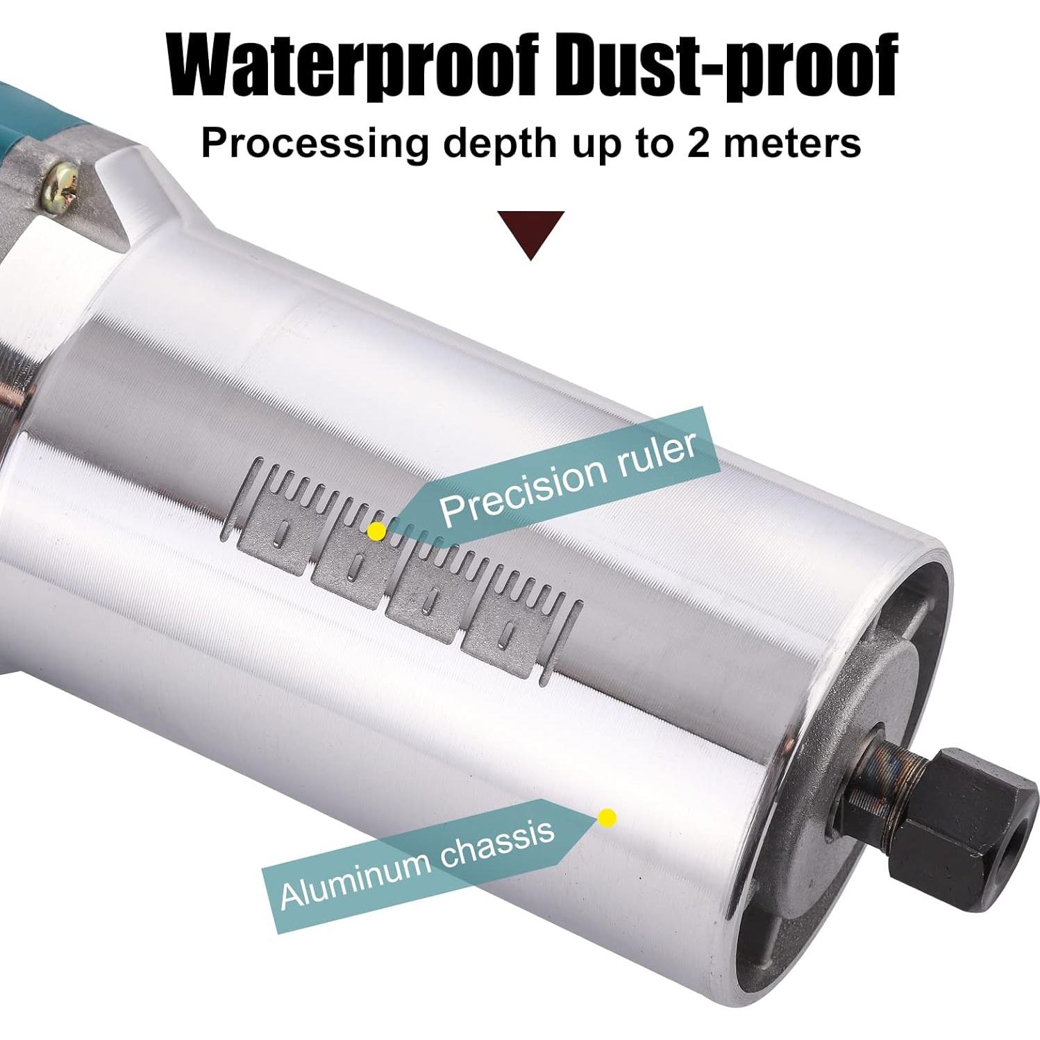 Fresadora de Madera AKYPACH 800W + 15 Brocas 1/4"