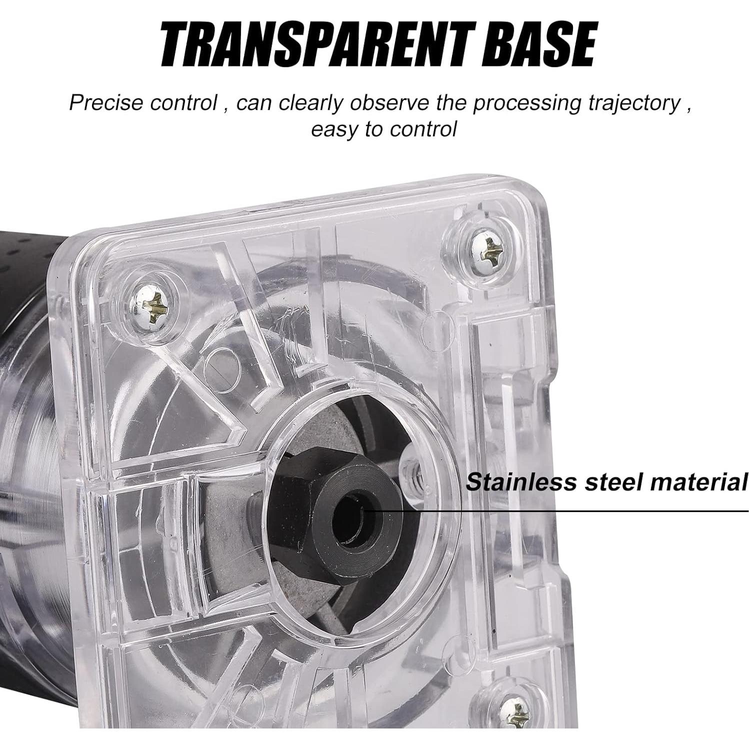 Fresadora de Madera AKYPACH 800W + 15 Brocas 1/4"